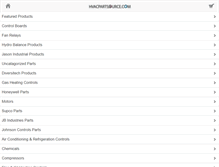 Tablet Screenshot of hvacpartsource.com